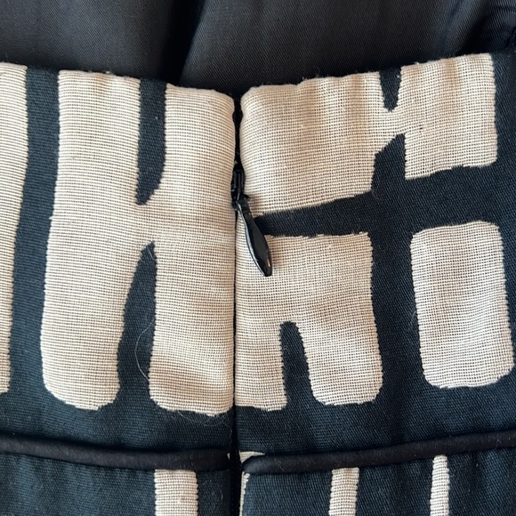 MAX AND CLEO - WOMEN’S STRAPLESS DRESS MIDI BLACK AND CREAM SIZE 4 - Picture 6 of 9